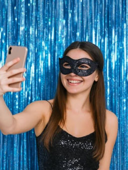 Праздничный занавес, дождик для фотозоны "Starry sky", (100*200 см) Праздничный занавес, дождик для фотозоны "Starry sky", (100*200 см)