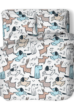 КПБ Pet dogs бязь 1,5 сп с 1 наволочкой