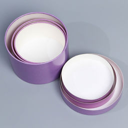 Набор шляпных коробок 3 в1 (16*10,14*9,13*8,5) лавандовый - Дарите счастье фото 4