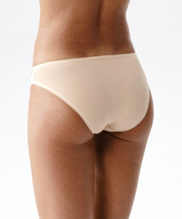 ATLANTIC 3CLP-001 Трусы бикини Bikini - набор 3 шт. светло-кофейный + светло-персиковый + кремовый  фото 5
