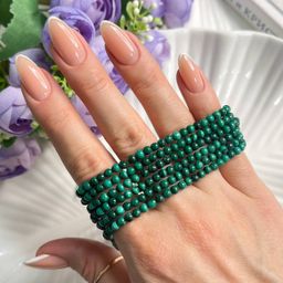 Бусины для украшений из Малахита