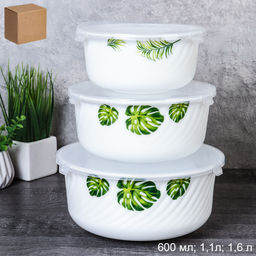 Форма для холодца с крышкой 3 предмета / GRAY-HDW3B (7242) /уп 12/ Монстера - ГалеонТрейд фото 2