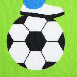 Полотенце-пончо детское махровое Крошка Я Футболист 60*120см, 100% пэ, микрофибра  фото 2