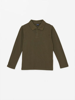 Polo Yaka Basic Uzun Kollu Erkek ?ocuk Ti??rt