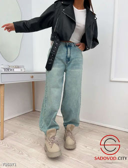 Женские широкие джинсы Багги - Bruno фото 5