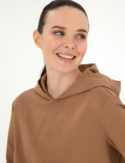 Coconut Oversize Kap__onlu Sweatshirt