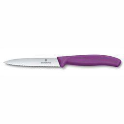 Нож для овощей Швейцарская классика | Swiss Classic 10 см, с серейторной заточкой VICTORINOX 6.7735.C1