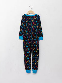 Bisiklet Yaka Bask?l? Uzun Kollu Erkek ?ocuk Uyku Tulumu - Waikiki фото 2