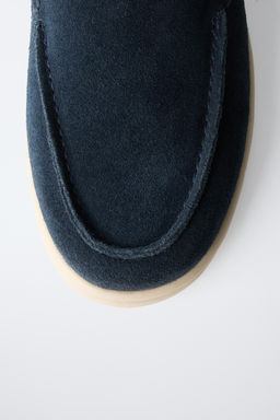 SPLIT SUEDE DECK SHOES - Zara фото 6