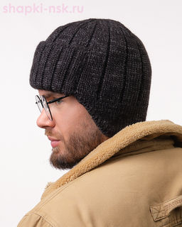 Маркиз Ушанка мужская флис (56-58)