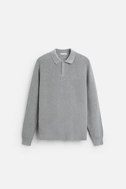 PURL KNIT POLO SHIRT - Zara фото 22