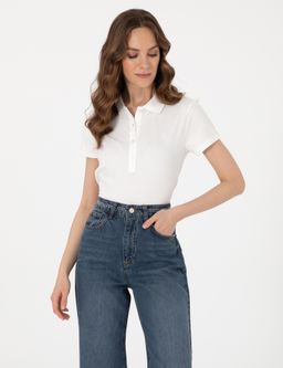 Beyaz Regular Fit Ti__rt