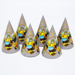 Посуда одноразовая бумажная на 6 персон «С Днем Рождения», Трансформеры