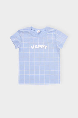 КП 302661/небесно-голубой,двойная клетка фуфайка