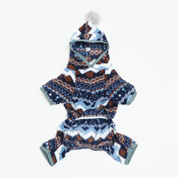 Комбинезон зимний для животных Скандинавия, L (ДС 28-30, ОГ 40-44, ОШ 32 см), микс - Simaland фото 7