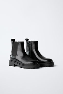 PATENT ANKLE BOOTS - Zara фото 2