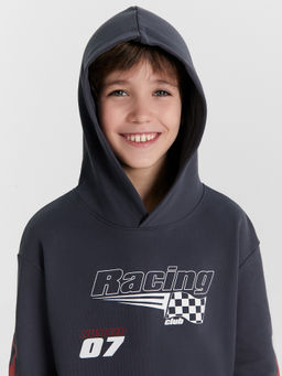 Комплект для мальчиков серый с принтом и надписью Racing - Mark formelle фото 7