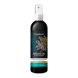 "Compliment" ARGAN OIL & CERAMIDES Спрей-Восстановл.д/сухих и ослаб.вол.(200мл).24 /875238/