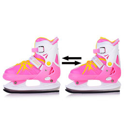 Коньки (размер S30-34) розовые, в сумке