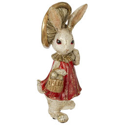 Фигурка декоративная "Зайка", L11,5 W10,5 H20 см