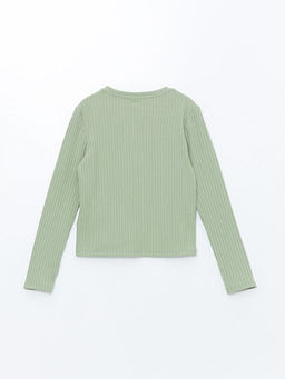 Bisiklet Yaka K?z ?ocuk Ti??rt - Waikiki фото 2