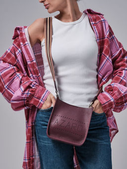 Сумка на плечо Azaro 30996 бордовая вишня