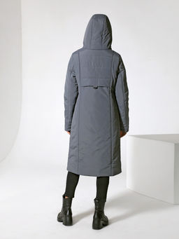 22414 Пальто графитовый - Dizzyway фото 4