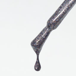 Гель лак для ногтей кошачий глаз, трехфазный, 10 мл, LED/UV, серебристый (38)