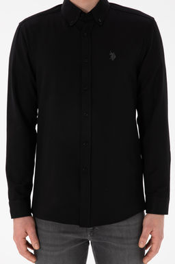 Erkek Siyah Uzun Kollu Basic G_mlek Sepette S_rpriz _ndirim - U.s. polo assn фото 7
