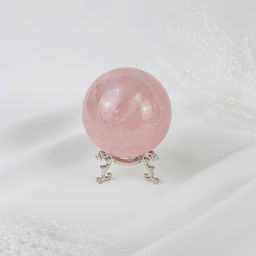 Шар из мадагаскарского Розового кварца