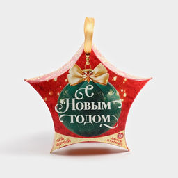 Чай подарочный С Новым Годом, ваниль и карамель, 20 г - Фабрика счастья фото 4