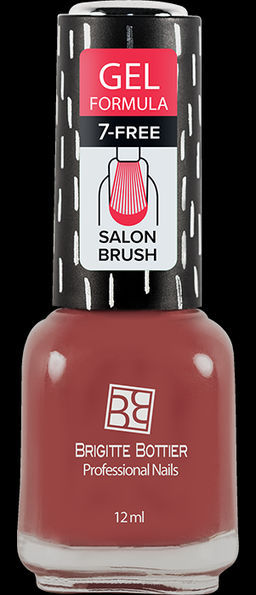 Brigitte Bottier лак для ногтей GEL FORMULA тон 73 каштановый крайола 12мл/3