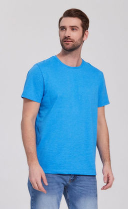 Футболка F911-6000mb middle blue melange