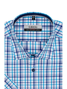 Сорочка мужская короткий рукав GREG 225/201/8951/Z/1p  фото 2