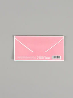 Цена за 10 шт. Конверт для денег «От всего сердца!», розовые розы, двусторонний, 16,5 x 8 см