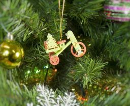 Елочная игрушка - Детский велосипед с багажником 90YY61_504 Tree