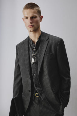 PINSTRIPE SUIT BLAZER - Zara фото 6