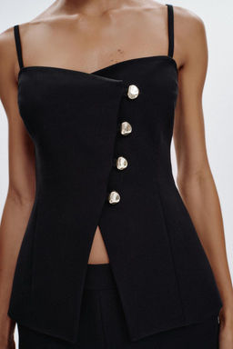 BUTTON TOP - Zara фото 4