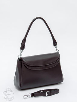 Сумка женская кожаная 0036VG coffee  Vitelli Grassi