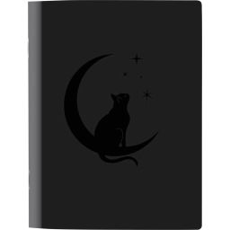 Тетрадь общая, Attache Selection Кошка 165x220 мм 48л. клетка скрепка  фото 2