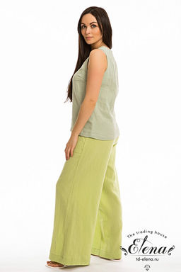 Брюки М323015а Фисташковый - Елена фото 2