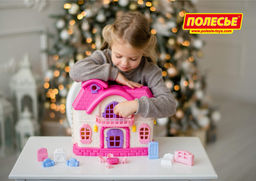 Кукольный домик Сказка с набором мебели (12 элементов) (в пакете) - Полесье фото 9