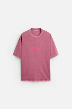 KNIT T-SHIRT WITH PATCH - Zara фото 6