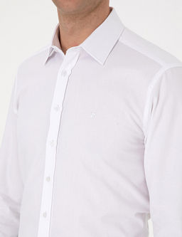 Beyaz Regular Fit Uzun Kollu G_mlek - Pierre cardin фото 7