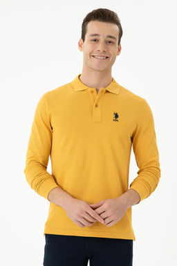 Мужская горчичная базовая толстовка сюрприза в корзине - U.s. polo assn фото 9