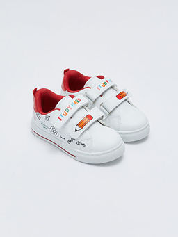 Bask?l? C?rt C?rtl? Erkek ?ocuk Spor Ayakkab?