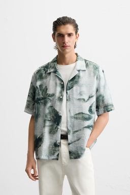 ABSTRACT PRINT SHIRT - Zara фото 2