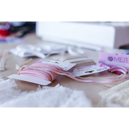 Резинка ажурная бельевая, 13 мм, 10±1 м, розовая