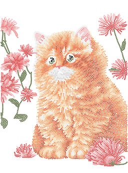 Кристальная (алмазная) мозаика ФРЕЯ ALPD-202 на подрамнике В цветах 30 х 40 см