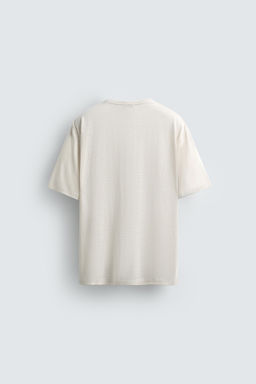 HEMP - VISCOSE STRIPED T-SHIRT - Zara фото 8